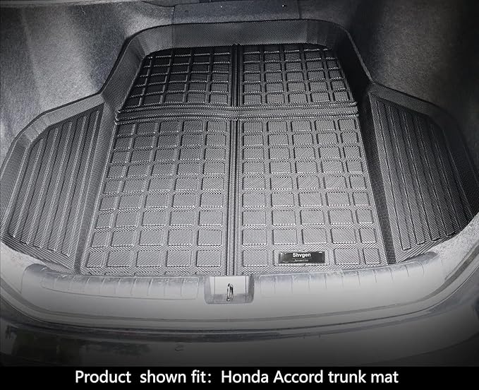 Compatible for 2018-2022 Honda Accord Floor Mats & Cargo Liner All Weather Car Floor Mats for 2018 2019 2020 2021 2022 Honda Accord Accessories