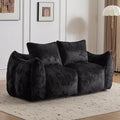 KEIKI Giant Bean Bag Couch for Adults, Oversized Loveseat, 2 Seater Fireside Chair, Comfy Lazy Floor Sofa, Cozy Reading Chair with Pillows for Living Room, Bedroom, No Assembly Required