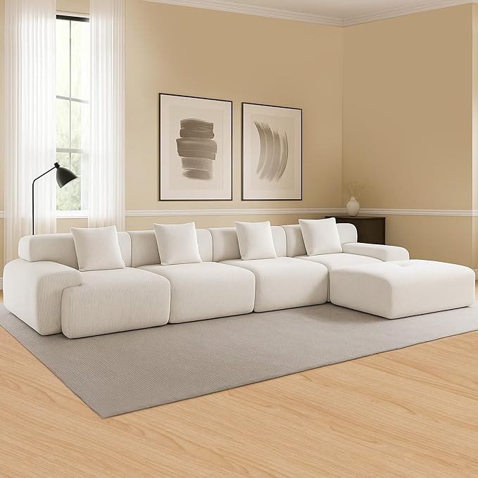 MastonHome Soft Boneless Lounge Couch for Apartment Living, Ideal for Renters & Small Homes, Casual Seating for Relaxing in Living Rooms