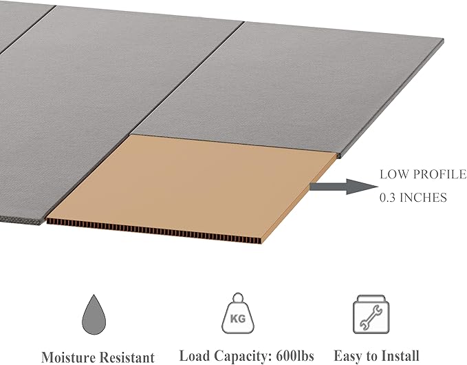 Bedsnus Bunkie Board Full, Full Size Bunkie Board, Large Double Bed Bunky Board(74"x50"), No Assembly/Prevant Sagging/Extends Mattress Life, Extra Study Bed Support for Under Mattress