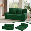 MeMoreCool Boneless Folding Sofa Bed, Corduroy Convertible Sleeper Chair, Foldable Foam Mattress Chair, Comfy Fold‑Out Futon Couch Bed, Large Floor Sofa Couch for Living‑Room Guest