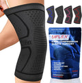 UFlex Athletics Compression Knee Brace for Women & Men Knee Sleeves Support for Sports, Running, Weightlifting, Arthritis, Meniscus Tear, ACL, Hiking, Recovery Support & Fitness