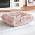 HABUTWAY Bean Bag Ottoman,Foot Rest,Fireside Chair Memory Foam Lazy Bean Bag Sofa for Living Room,Bedroom,Dorm,Office (Ottoman-Pink)