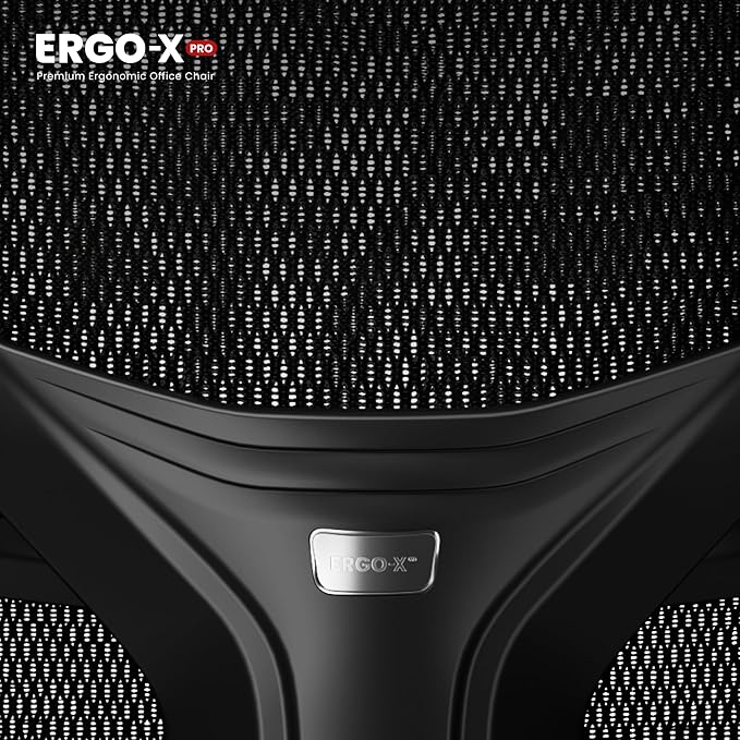 FLEXISPOT ErgoX-PRO Ergonomic Office Chair with Footrest Grey – AeroWeave 5.0 Mesh Seat, 5D Lumbar, 7D Armrests, 4D Headrest, 551LBS Capacity – Office, Gaming, Home