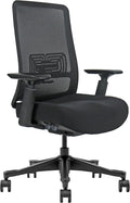 Mesh Office Chair – Ergonomic Office Chair with Lumbar Support, Adjustable 3D Arms & Soft Seat – Holds Up to 330lbs (Black)