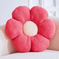 VBGYA Flower Pillow, Peach Pink Flower Decorative Throw Pillows for Bed Couch, Cute Flower Shaped Plush Aesthetic Pillow, Soft 14.9" Daisy Pillow Floor Pillow Seat Cushion