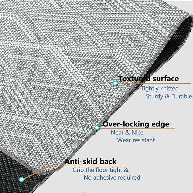 Chair Mat for Hardwood & Tile Floor, 36" x 48" Heavy Duty Office Chair Mat for Rolling Chairs Easy Glide, Anti Slip, Non-Curve, Floor Protector for Home Office