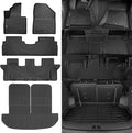 All Weather Floor Mats Fit for Kia Sorento 2016-2020 3rd Row Floor Mats & Trunk Mat with Backrest Mat Replacement for Kia Sorento Accessories All Season Odorless Anti-Slip Floor Liner