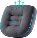 Office Chair Cushions for Back and Butt, Ergonomic Chair/Seat Cushion for Long Sitting, Sitting Pillow for Automobile, Wheelchair, Computer,Office Chair Hip Support Grey