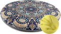 Sigmat Memory Foam Seat Cushion Anti-Slip Soft Round Stool Cushion Chair Pad 13 Inch Geometric