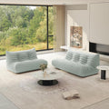 Fireside Chair Corner Bean Bag Chair for Adults, Modern Corduroy Fabric Caterpillar Sofa Couch, Lazy Floor Sofa Armless Foam Couch Lounger Tatami Recliner for Living Room Bedroom Dorm Office