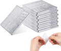 Clear Non Skid Furniture Grippers, 12 PCS Rubber Non Slip Furniture Pads, Self Adhesive Anti Slip Furniture Pads, Anti Slide Hardwood Floors Protectors for Keep Couch Stoppers (2.36 inch Square)