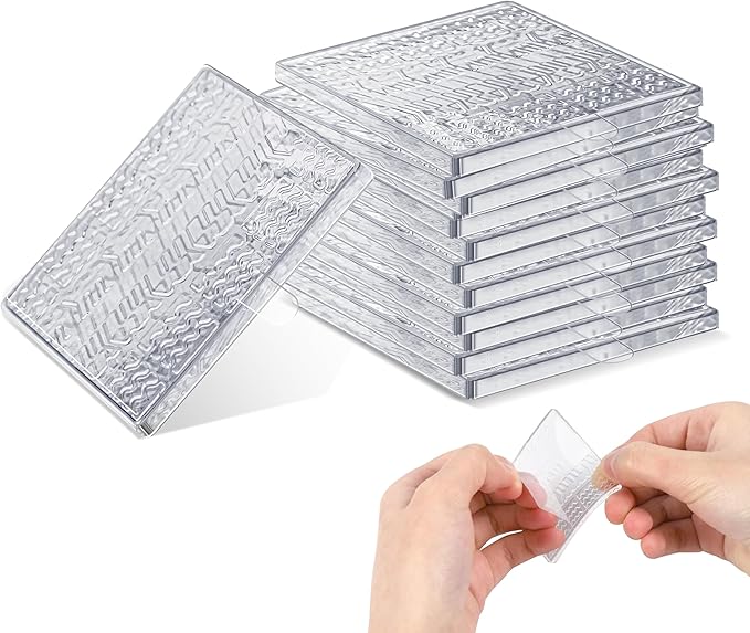 Clear Non Skid Furniture Grippers, 12 PCS Rubber Non Slip Furniture Pads, Self Adhesive Anti Slip Furniture Pads, Anti Slide Hardwood Floors Protectors for Keep Couch Stoppers (2.36 inch Square)