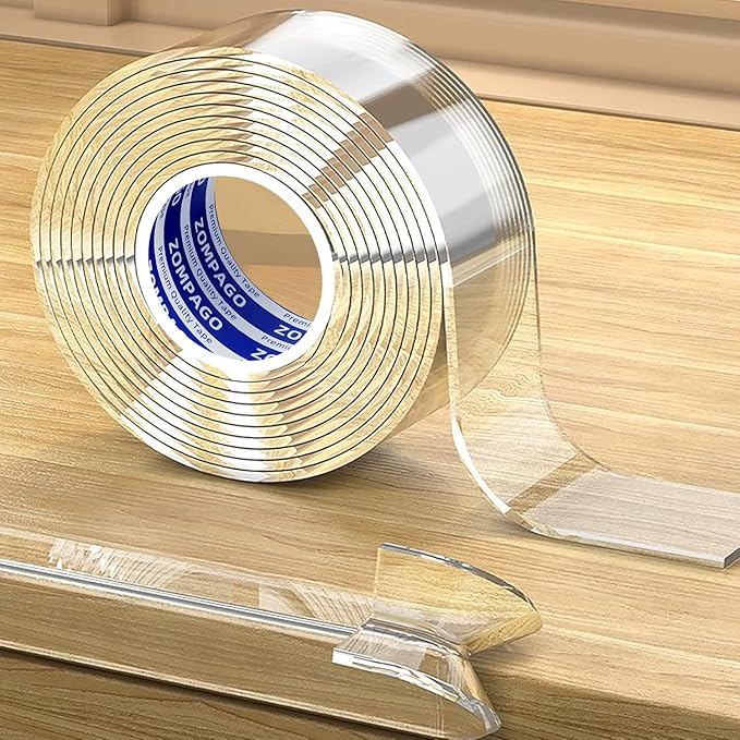 ZOMPAGO Clear Soft Corner Protectors for Furniture Strip,0.8in x13FT,Sharp Edge & Table Bumper,Window Edge,Wall Protector, Soft Corner Guards Safe for Proof,Table Corner Protectors in Family