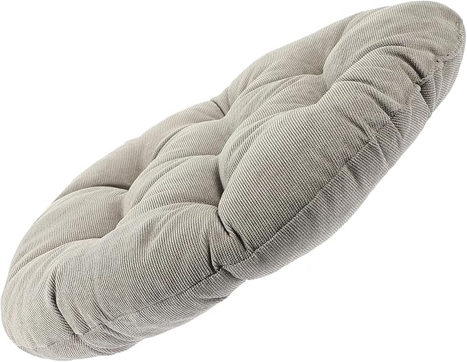 Floor Pillow Meditation Cushion 42cm Diameter Corduroy Chair Pad Thick 6-8cm Sitting Mat Soft Seat Cushion for Yoga Living Room Tatami Seating