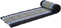 Leewadee - Foldable Floor Mattress - Japanese Roll Up Futon -Trifold Tatami Mat- Guest Floor Bed - Camping Mattress - Thai Massage Mat, Kapok Filled, 75 x 20 inches, Blue