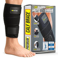 BLITZU Calf Brace for Torn Calf Muscle, Adjustable Neoprene Compression Sleeve for Women, Men, Runners. Support Wrap for Shin Splints, Strain, Tear, Lower Leg Tibia Injury, and Pain Relief. S-M