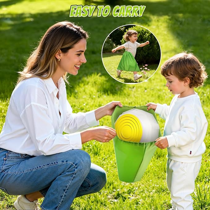 HYES Light Up Stepping Stones for Kids - 6 PCS Non-Slip Musical Stackable Step Stones, Toddler Obstacle Course Sensory Toys, Indoor Outdoor Jumping Play 1-3 Years Old Boys Girls Birthday Gifts