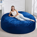Hobestluk Bean Bag Chair 6Ft Giant Bean Bag Chairs for Adults Large Bean Chairs with Removable Cover,Big BeanBag Chairs for Living Room, Bedroom