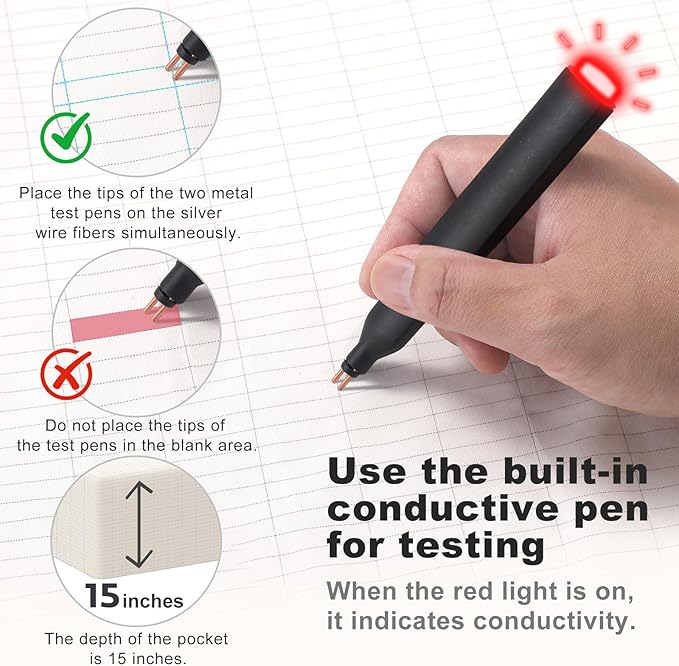 Grounding Sheets King, 90% Organic Cotton+ 10% Pure Silver Fiber,Grounded Bed Sheet Kit, Deep Pocket Grounded Bed Sheet, Relieves Pain - Used for Healthy Sleep Therapy(White, Twin)