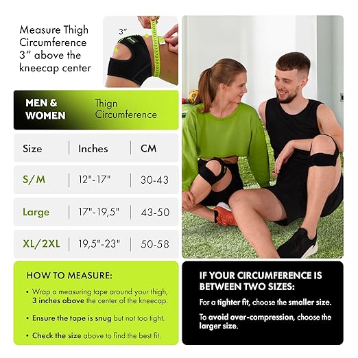 GARNO Knee Brace Plus Size, Dual Patella Tendon Support Strap, Adjustable Neoprene Stabilizer for Meniscus Tear, Arthritis, Tendonitis, MCL, ACL, Pain Relief, Recovery, Running, Men & Women; XL /2XL