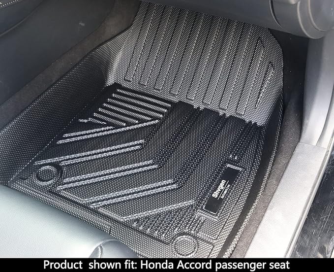 Compatible for 2018-2022 Honda Accord Floor Mats & Cargo Liner All Weather Car Floor Mats for 2018 2019 2020 2021 2022 Honda Accord Accessories