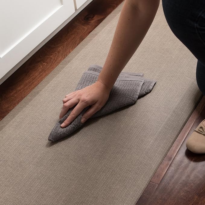 NewLife by GelPro Anti-Fatigue Designer Comfort Kitchen Floor Mat, 20x32", Rustic Texas Flag Stain Resistant Surface with 3/4" Thick Ergo-foam core for Health and Wellness