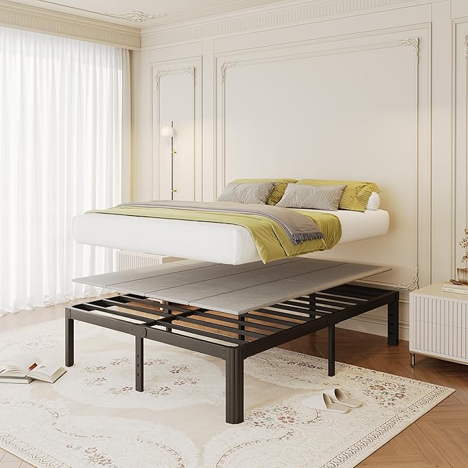 VTWAZAST Bunkie Board Full Size, Bed Support Under Mattress, Low Profile Bed Board, Light and Thin, Breathable, Noise Minimizing, Moisture Resistant Bunkie Boards