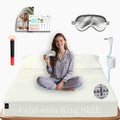 Ali King Grounding Sheets - California King Size, Soft Cotton with Silver Fiber, 15'' Deep Pocket Earth Grounding Fitted Bed Sheets for Improved Sleep (Beige, California King 72''*84''*15'')