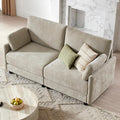 CHITA Modular Sectional Loveseat Sofa, Modern Cloud Couch for Living Room and Apartment, 2 Seat Extra Comfty Sofa, Removable Cover, Easy Assembly for Small Spaces, 73.6 Inch Width, Classic Taupe