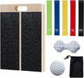 TEMI Slant Board for Calf-Stretching - Wooden Incline Wedge Stretcher for Squats, Foot & Ankle Mobility, Portable Fitness Equipment, Balance Block