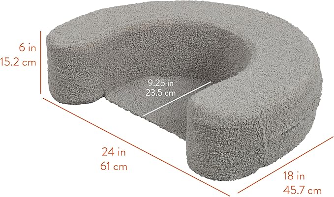 Back2School Express Sit 'n' Support Cushion, Floor Seat, Grey