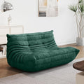 Bean Bag Chair - Corner Sofa, Fireside Chair Bean Bag Sofa Large Bean Bag Chair for Adults,Fireside Floor Couch for Living Room, Bedroom, Gaming (Yellow, Single) (Green, Loveseat)