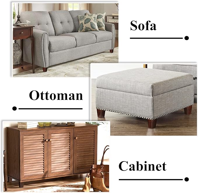 AORYVIC Wood Legs for Furniture 4 inch Sofa Legs Square Bed Legs Pack of 4