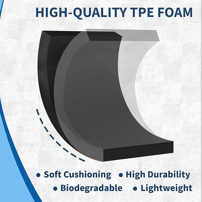 OiZenhio Professional Foam Balance Pad, Large Balance Pads for Physical Therapy, Foam Balance Board for Rehabilitation Stability Workout Knee and Ankle Exercise Strength Training