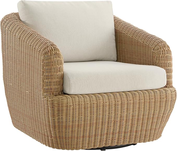 CHITA 8 Pieces Patio Wicker Furniture Set, Outdoor Rattan Bistro Set with Removable Thickened Cushions, Fully Assembled