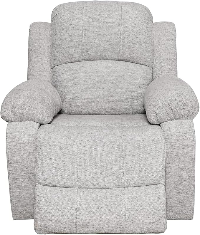 AYCP Microfiber Living Room Furniture Set Reclining Sofa Set Loveseat Furniture Sets in Living Room Sofa Recliners (Chair, Grey)