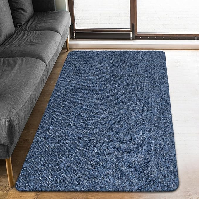 Front Door Mat Indoor and Outdoor, Non-Slip Low Profile Doormat 60"x35", Thin Yet Super Water, Quick-Drying, Dirt Resistant,No Shedding Doormats for Entrances, Garage, Pets,Hotel,Office