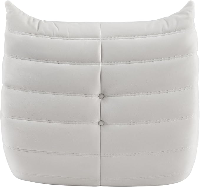 Bean Bag Chair - Corner Sofa, Fireside Chair Bean Bag Sofa Large Bean Bag Chair for Adults,Fireside Floor Couch for Living Room, Bedroom, Gaming & Office (Yellow, Single) (White, Single)