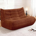 Bean Bag Chair,Giant Beanbag Chairs for Adults,Comfy Large Fireside Chair Lazy Sofa,Corduroy Bean Bag Lounger with Memory Foam Filled,Floor Sofa Couch for Home,Living Room (Brown, Loveseat)
