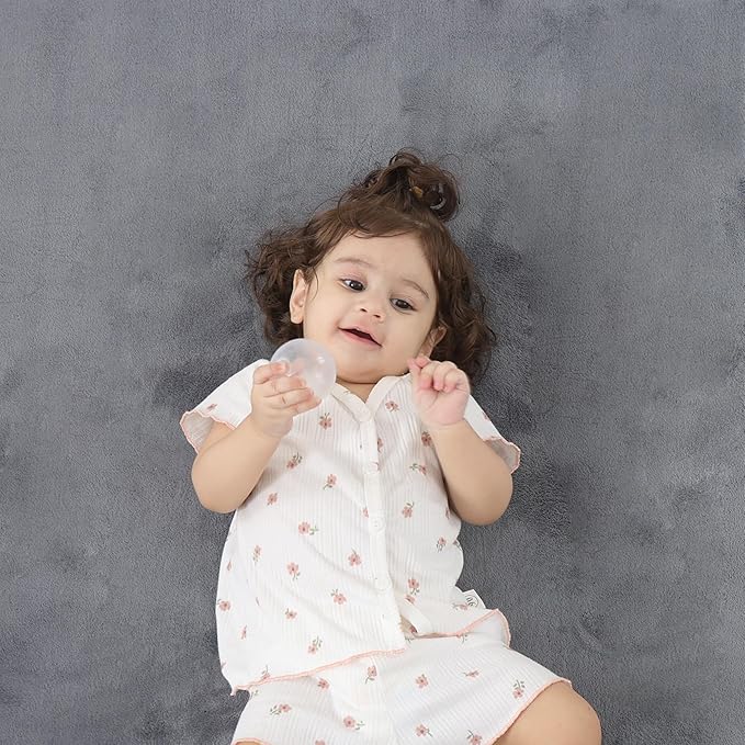 PAPAMAT 1.3" Thick Baby Floor Play Mat 59x79, Basic Padded Foam Mat for Tummy Time Crawling, Non Slip Cushioned for Babies Toddlers Infants Kids (Dark Grey)