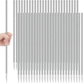 Gisafai 50 Pcs 12 Inch Ground Rebar Stakes Heavy Duty Ground Anchors Steel Plant Support Garden Stake Long Straight Metal Spikes with Chisel Point End for Concrete Timber Garden Plant Tent