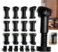 Adjustable Furniture Leveling Feet | Heavy-Duty Cabinet Levelers for Bed Frames, Desks, Shelves & Workbenches | Easy Install | Non-Slip, Commercial-Grade Support | 12-Pack (3.5”-6”)