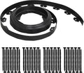 Gardzen 1.5" x 33' Landscape Edging Kit, Garden Edging Coil Comes with 40 Pcs Spikes, No Dig Lawn Border Design