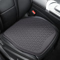 Binsheo Thin Gel Seat Cushion for Car Seat, Office Chair, Wheelchair, Golf Cart - Slim Design Non-Slip Car Seat Cushions with 0.7 Inch Gel - Sciatica & Coccyx Pain Relief (Fabric, Dark Grey)