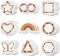 Gersoniel 72 Pcs Anxiety Sensory Stickers Strips Adhesive Textured Mental Health Calm Stickers Mindfulness Fidget Decals Stress Anxiety Relief Items for Therapy Office Desk Counselor(Boho Breathe)