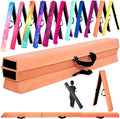 MARFULA 6 FT / 8 FT / 9 FT Folding Gymnastics Beam Foam Balance Floor Beam - Extra Firm - Suede Cover - Anti Slip Bottom with Carry Bag for Kids/Adults Home Use