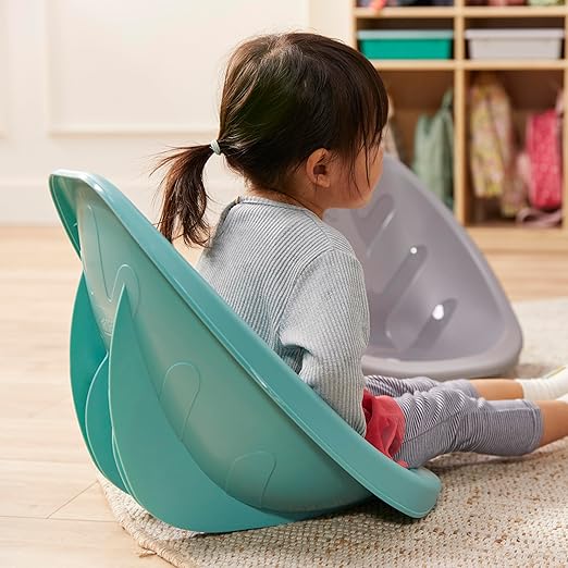 ECR4Kids Leaf Floor Seat, Rocker Chair, Contemporary, 6-Piece