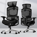 FLEXISPOT ErgoX-PRO Ergonomic Office Chair Black – Cloudtech Cushion, 5D Lumbar, 7D Armrests, 4D Headrest, 551LBS Capacity – Office, Gaming, Home