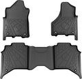 KARPAL Floor Mats for Ram 2500/3500 Crew Cab 2019-2025 2026, TPE All-Weather Floor Liners 1st & 2nd Row Car Mats, Ram Accessories
